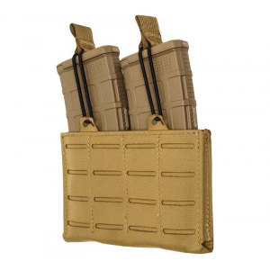 TacShield RZR Molle Double Rifle Magazine Pouch Coyote Brown