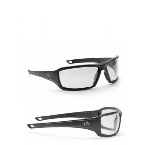 Walker's IKON Forge Shooting Glasses Black with Clear Lens
