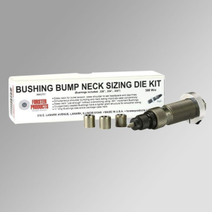 Forster Forster Bushing Bump Kit 6.5 Creedmoor-Neck Sizing Die & 3 Bushings .292 .290 .288 - $93.99 at Natchez Shooting & Outdoors