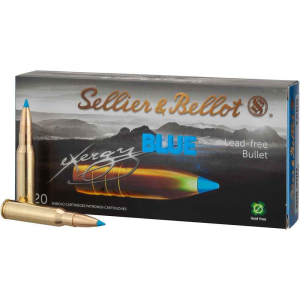 Sellier & Bellot eXergy Blue Rifle Ammunition .300 Blackout 110gr 2215 fps 20/ct