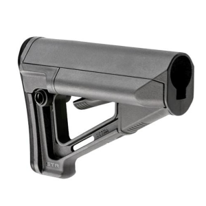 Magpul STR Stock Fits AR-15 Mil-Spec Gray Finish