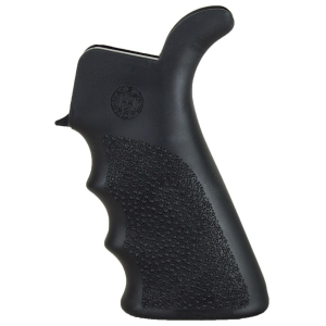 Hogue AR-15/M-16 Rubber Beavertail Grip with Finger Grooves - Black