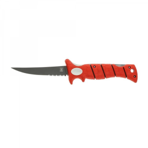 Bubba Blade 5" Lucky Lew Folding Fillet Knife 5" Blade Red