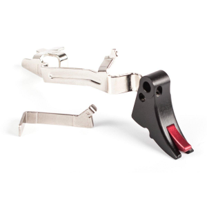 ZEV Technologies Fulcrum Adjustable Trigger Bar Kit - Small Black/Red