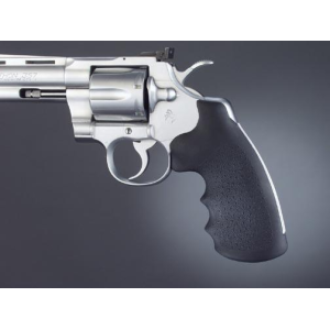 Hogue Hogue Colt Python Rubber MonoGrips - Black - $29.71 at Natchez Shooting & Outdoors