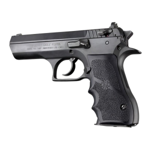 Hogue Magnum Research Baby Eagle .40/9mm Jericho & Uzi Eagle Rubber Grips with Finger Grooves