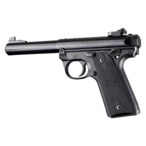 Hogue Ruger 22/45 MKIV Rubber Grip Panels Checkered W/Diamonds Black - $25.46 at Natchez Shooting & Outdoors
