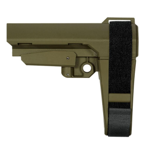 Sb-Tactical SB Tactical SBA3 5-Position Adjustable Stabilizing Brace OD Green - $99.99 at Natchez Shooting & Outdoors