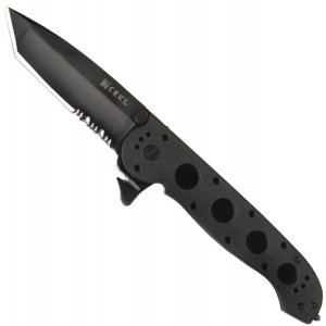 CRKT M16-14ZLEK Tanto Flipper Knife (3.75" Black Serr)