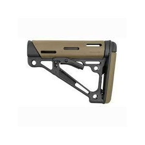 Hogue AR-15/M16 Overmolded Collapsible Mil-Spec Buffer Tube Buttstock FDE