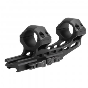 Leapers 1-Piece UTG ACCU-SYNC QR Cantilever Mount 1" High w 50mm Offset - Matte Black