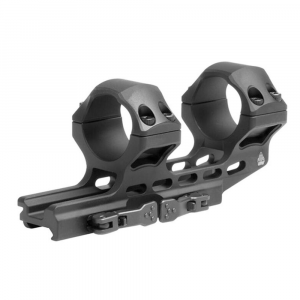 Leapers UTG ACCU-SYNC QR Cantilever Mount 30mm High w 34mm Offset - Matte Black