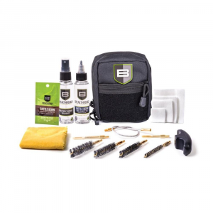 Breakthrough Clean Technologies Quick Weapon Improved Pull Through Cleaning Kit .22 Cal .38 Cal Black with Pouch