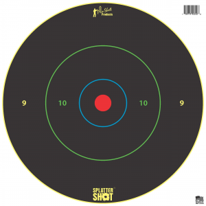 Pro-Shot 12" Bullseye Multi-Color Rings on Heavy Tag Paper-5/ct
