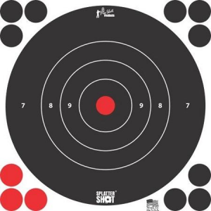 Pro-Shot Splatter Shot 8" White Bullseye Target - 6 Pack
