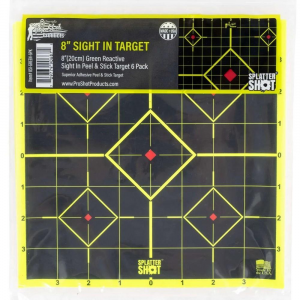 Pro-Shot SplatterShot 8" Green Sight-In Target Peel and Stick 6/rd