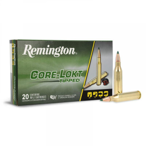 Remington Core-Lokt Tipped Rifle Ammunition .270 Win 130gr PT 3080 fps 20/ct