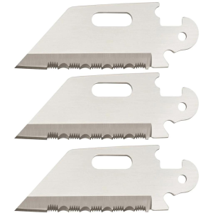 Cold-Steel Cold Steel Click-N-Cut Replacement Blade 3/pk - 2-1/2" Reverse Tanto Serrated - $17.79 at Natchez Shooting & Outdoors