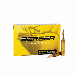 Berger Elite Hunter Rifle Ammunition 6.5 PRC 156gr 2930 fps 20/ct