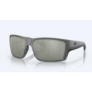 Costa Pro Series Collection Reefton Pro Sunglasses Grey Frame 580G Polarized Silver Mirror Lens