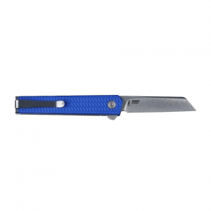 CRKT CEO Microflipper Folding Knife 2-1/5" Sheepsfoot Blade Blue