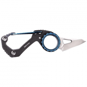CRKT Compano Carabiner Folding Knife 1-2/5" Sheepsfoot Blade Black