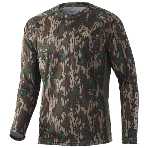 Nomad Camo Pursuit Long Sleeve Shirt Mossy Oak Greenleaf L