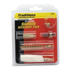 Traditions Ramrod Accessories Pack for Muzzleloader .50 cal (5 popular tips) 10/32 threads