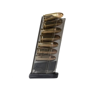 Elite Tactical Systems Smoke Series Glock 43 Handgun Magazine 9mm 7/rd Smoke