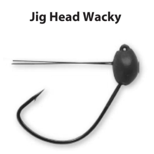 Gamakatsu-Usa Gamakatsu Jig Head Wacky Size 1/16 Black 3pk - $10.81 at Natchez Shooting & Outdoors