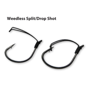 Gamakatsu-Usa Gamakatsu Split/DS Weedless Black Size 3/0 4pk - $9.76 at Natchez Shooting & Outdoors