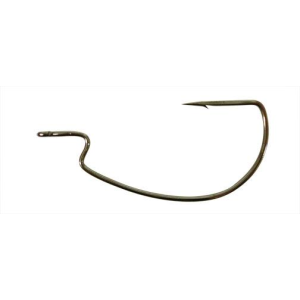 Gamakatsu-Usa Gamakatsu Deep Throat WG Blk Size 1/0 6pk - $5.53 at Natchez Shooting & Outdoors