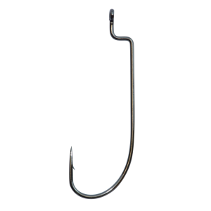 Gamakatsu Worm Offset Black Size 1/0 6pk