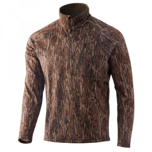 Nomad Utility Camo 1/2 Zip Fleece Jacket Mossy Oak Bottomland L