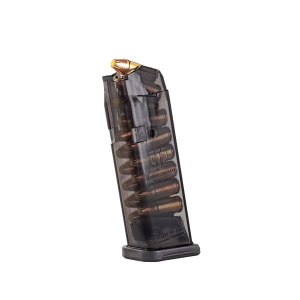 Elite Tactical Systems Carbon Smoke Handgun Magazine for Glock 19 9mm Luger 15/rd