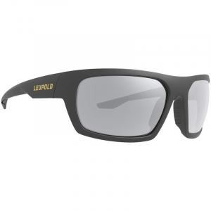 Leupold Packout Shooting Glasses Matte Black with Shadow Grey Flash