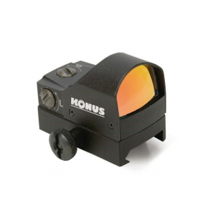 Konus SightPro Fission 2.0 Micro-Compact 17x23mm Electronic Dot Sight 4 MOA Black Matte