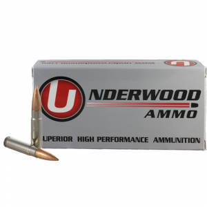 Underwood Ammo Match Hollow Point Boat Tail Rifle Ammunition 300 Blackout 220gr HPBT 1030 fps 20/ct