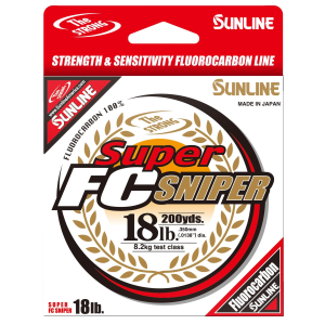 Sunline Super FC Sniper 18 lb - Clear - 165 yds