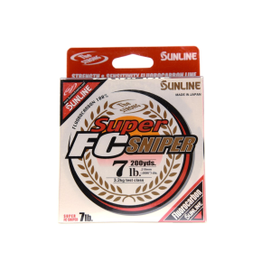 Sunline Super FC Sniper 7 lb - Clear - 200 yds
