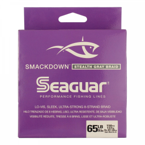 Seaguar Smackdown Braid 10 lb  150 yd  Stealth Gray