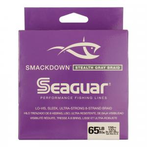 Seaguar Smackdown Braid 30 lb Stealth Gray 150 yd