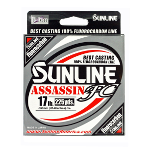 Sunline Assassin FC 17 lb - Clear - 225 yd