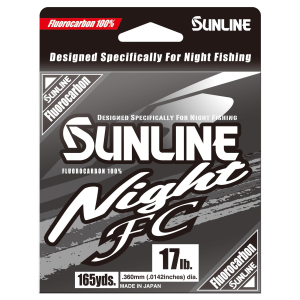 Sunline Night FC 17 lb - Clear Blue - 165 yd
