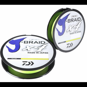 Daiwa J Braid 4 strand Fl Yellow 300yd 20lb