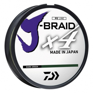 Daiwa J-Braid Grand 8X 30 lb 150 yd Dark Green