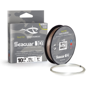 Seaguar-Line Seaguar 101 TactX Braid 10 lb FluoroLeader 150 yd - $16.39 at Natchez Shooting & Outdoors