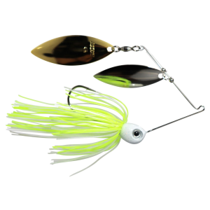Accent-Fishing-Products Accent JW Select Dbl CrsBone 1/2oz N/G Pearl Chart/White - $9.89 at Natchez Shooting & Outdoors
