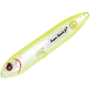 Heddon Super Spook Jr. Chartreuse Silver Insert