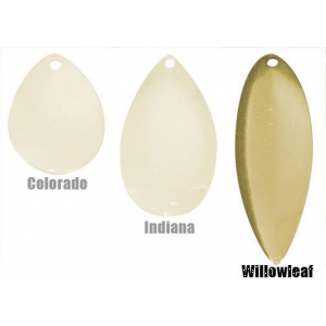 Hildebrandt Gold Willowleaf Size 4 1/2 - 4pk
